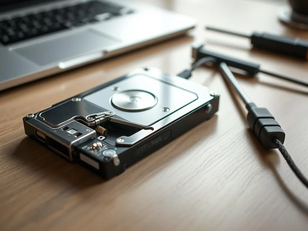 Зовнішній USB-диск як RAW — пропонує форматування або зникає з системи?