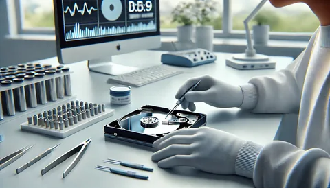 Laboratorium odzyskiwania danych — praca technika